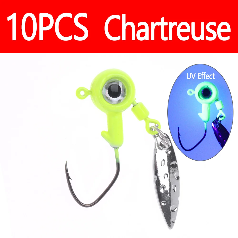 10pcs Chartreuse