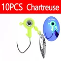 10pcs Chartreuse