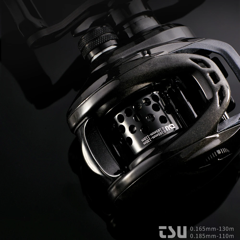 TSURINOYA DARKWOLF 50 BFS carrete de pesca de fundición fina ultraligero 151g carrete poco profundo trucha Baitcasting señuelo carrete - imagen 3