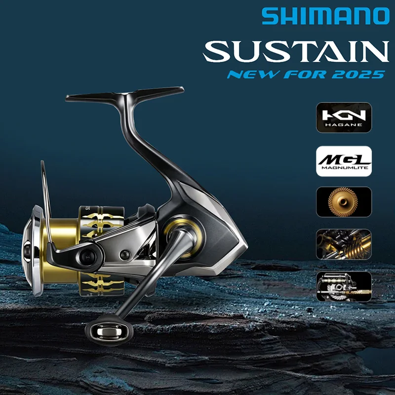 Carrete Shimano HAGANE MGL spinning – rodamientos, drag potente - imagen 2