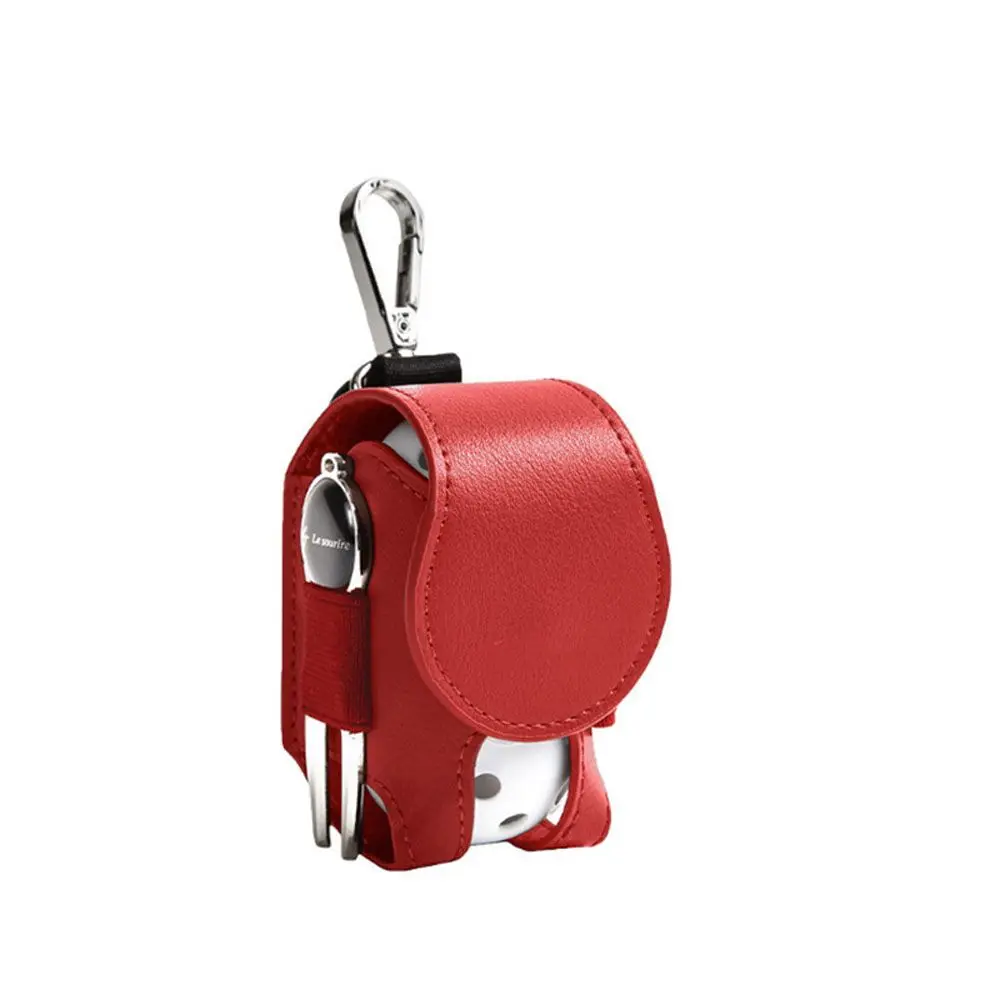 Bolsa de cintura de cuero para pelotas de golf