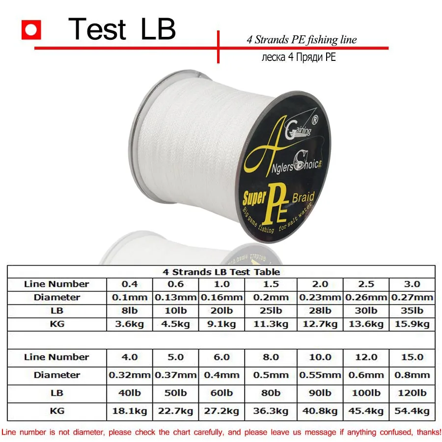 Línea de pesca trenzada de 4 hebras, línea de pesca de PE de 500m, línea de pesca fuerte, multifilamento, herramienta de sedal duradera - imagen 3