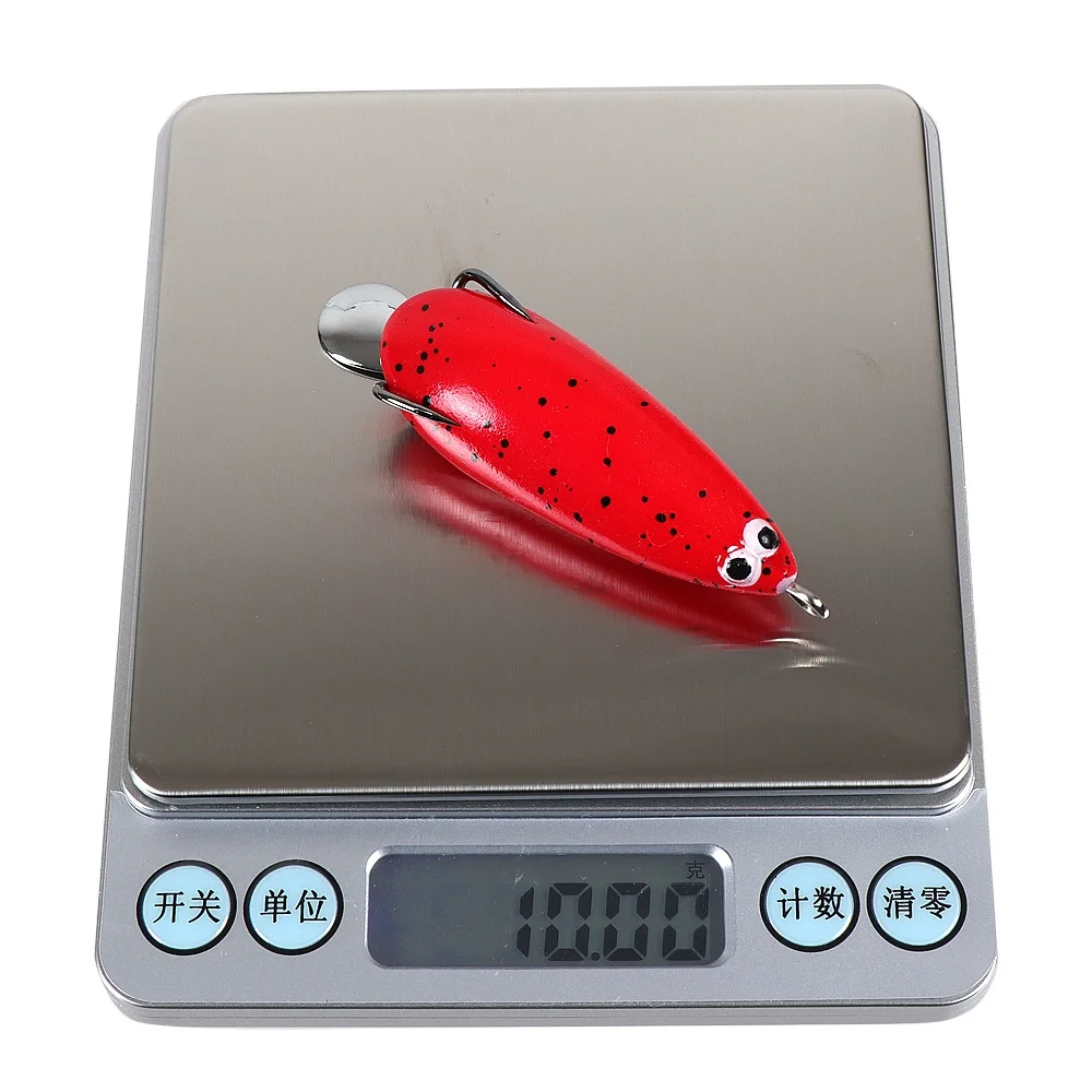 Señuelo de pesca de rana suave de 6cm/10g, pequeño señuelo de pesca de rana de trueno suave, cebo de fundición Mini - imagen 4