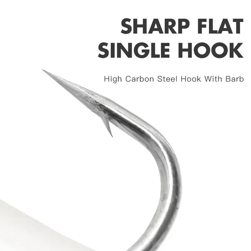 WEIHE 5 unids/set 1 #   Anguila señuelo suave Sabiki gancho océano pesca cuerda gancho Artificial Lucio Wobblers Swimbait aparejos - imagen 2