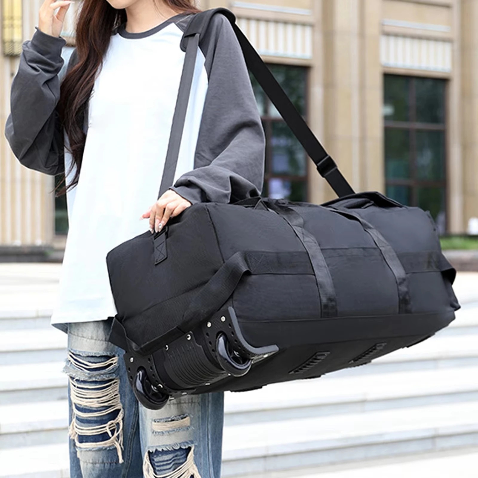 Bolsa de pesca portátil Goture 80L con ruedas - Lona plegable - imagen 5