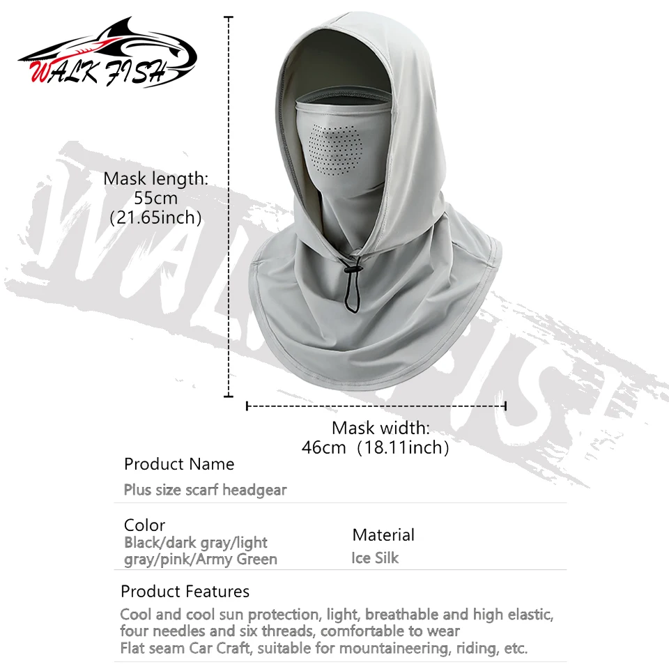 WALK FISH Mascarilla pesca – Protección solar UV transpirable - imagen 4