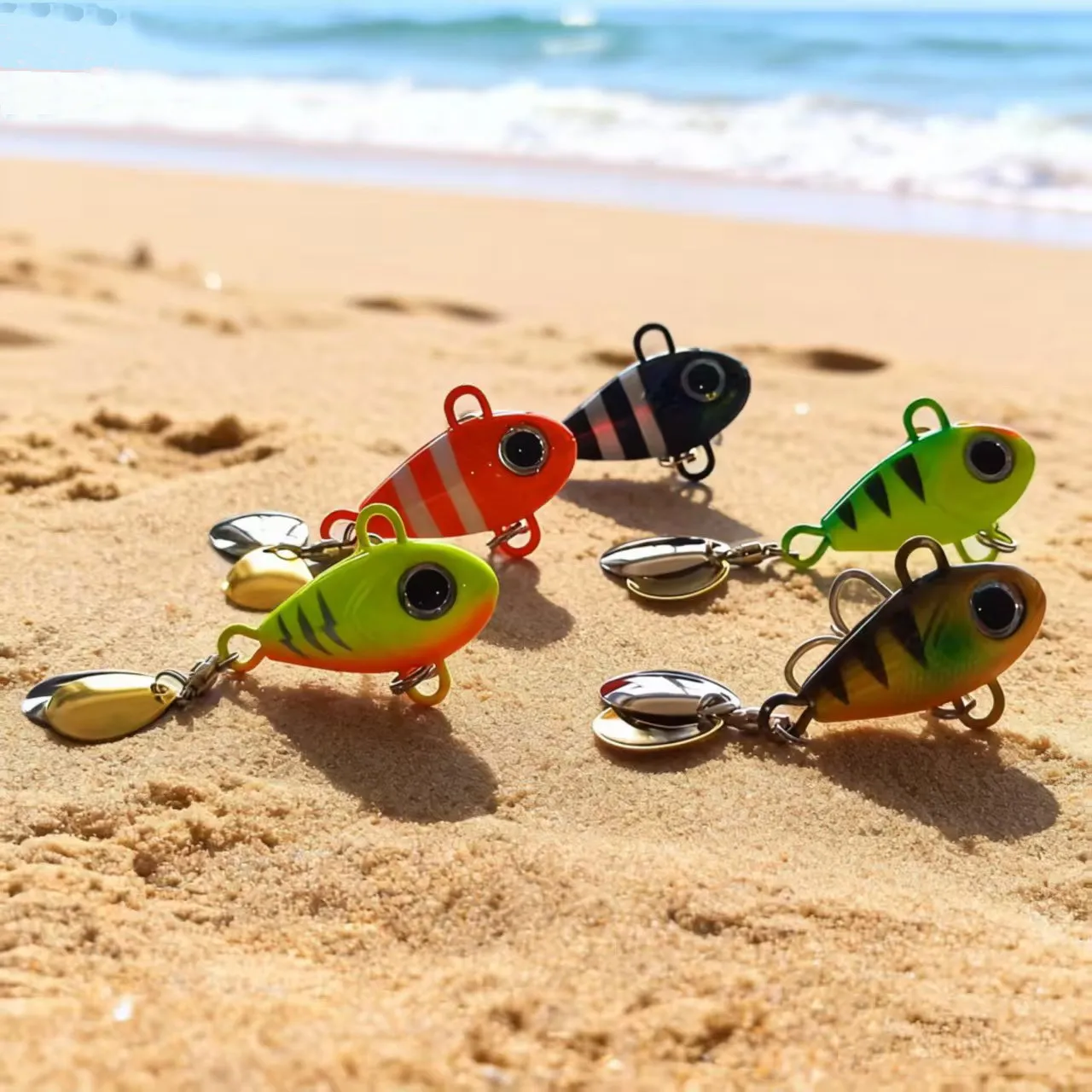 Bionic VIB Cucharas Metalicas - Spinner Brillantes para pesca - imagen 5