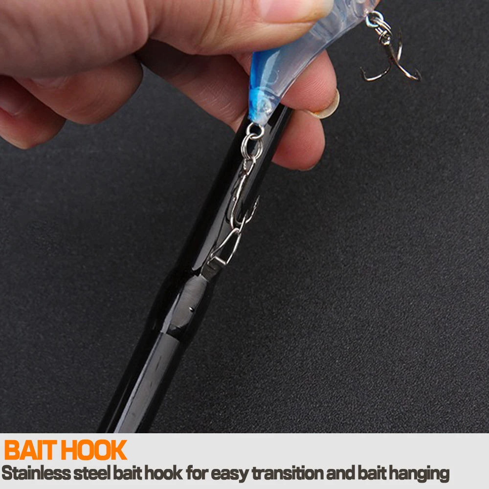 Cañas ultraligeras de alto carbono ML, caña de pescar giratoria de fundición, caña de pescar de viaje de 2 secciones, cebo de Jigging, peso 8g-25g 1,8 m 1,65 m - imagen 5