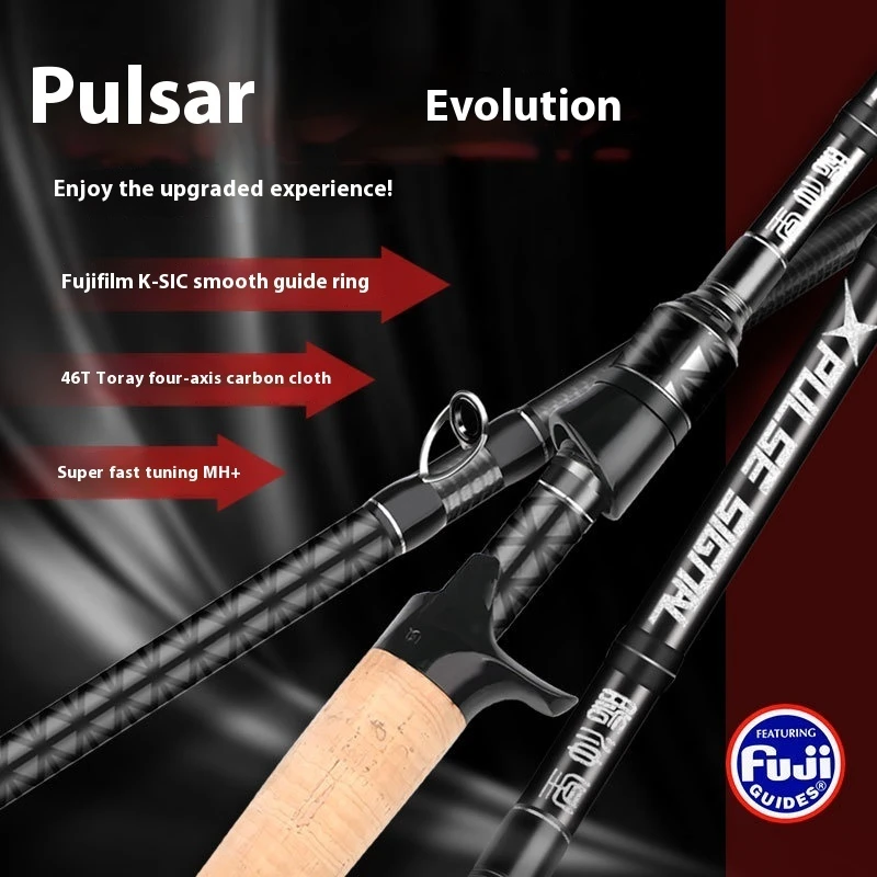 Caña de spinning Langqin Evolution – Una pieza, acción ultrarrápida - imagen 4