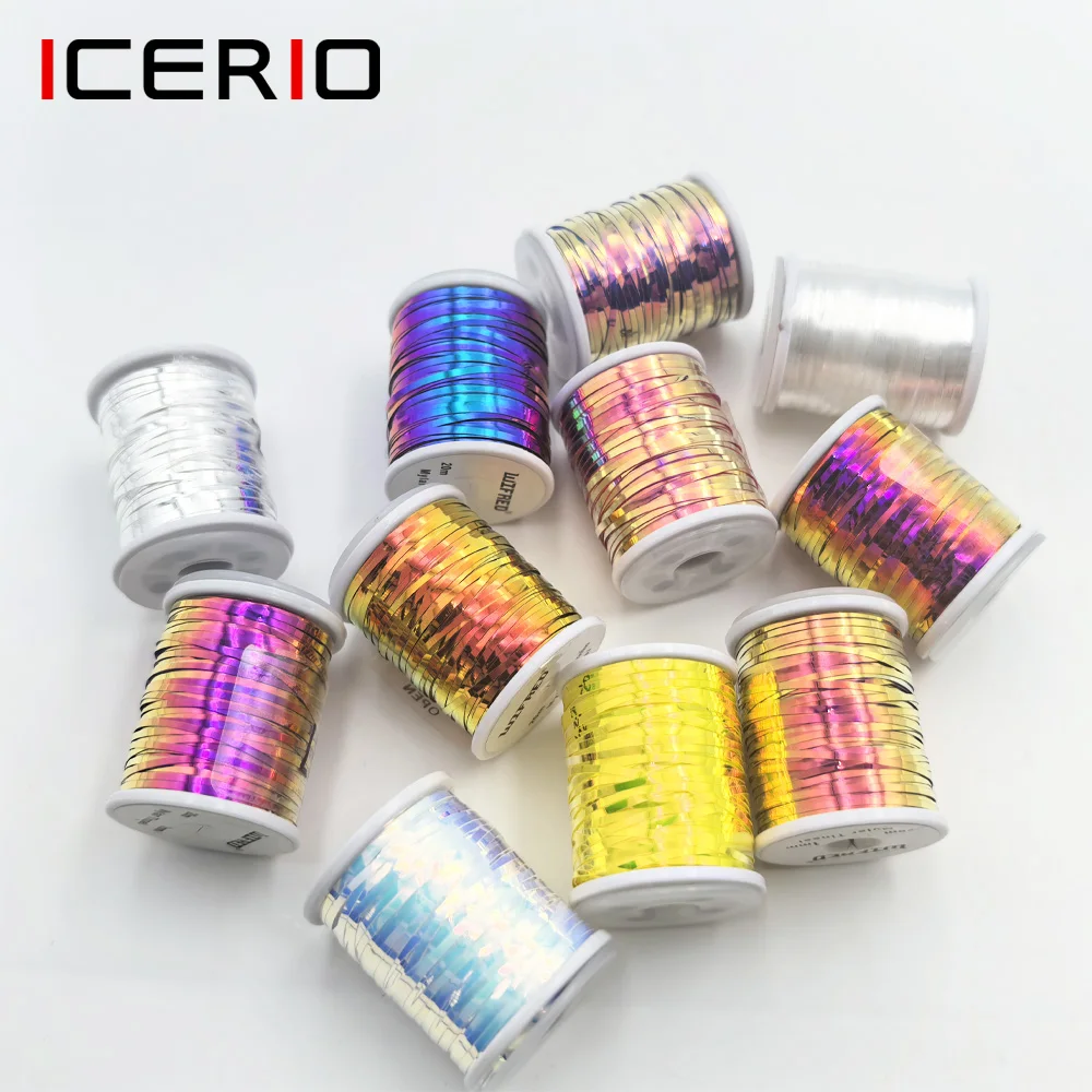 ICERIO Oropel Pavo Real Dos Tonos – Moscas Ninfas