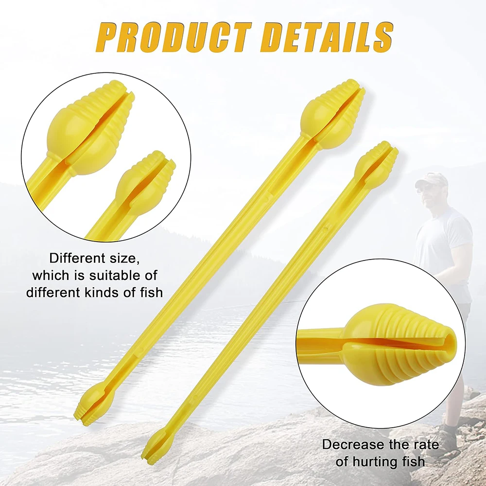 5 uds/10 Uds. De anzuelo de pesca, herramientas para quitar anzuelos, Dehooker de pescado, Extractor de desenganche de plástico, accesorios de pesca - imagen 5