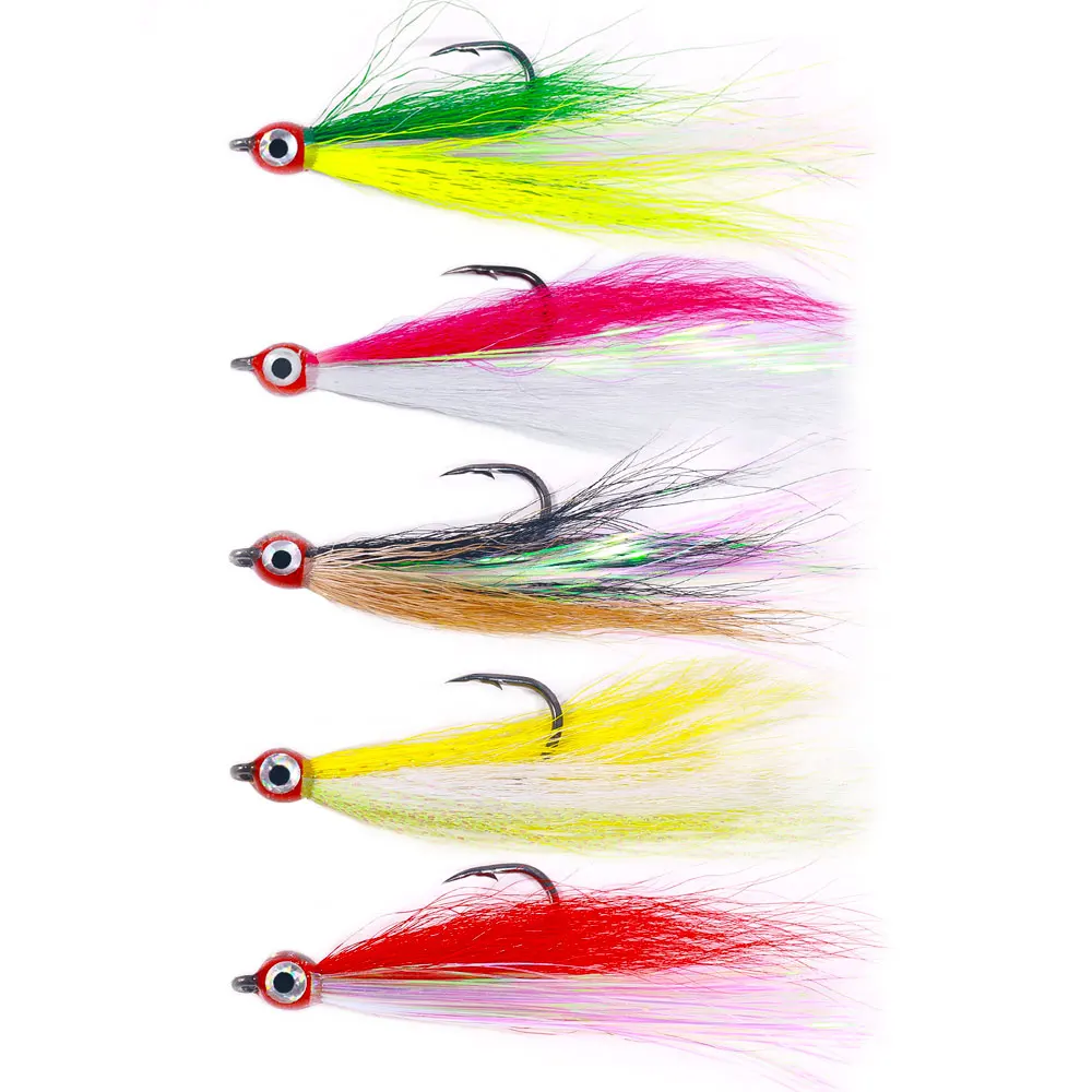 Bucktail Teasers de acero al carbono para salmón y lucio - imagen 2