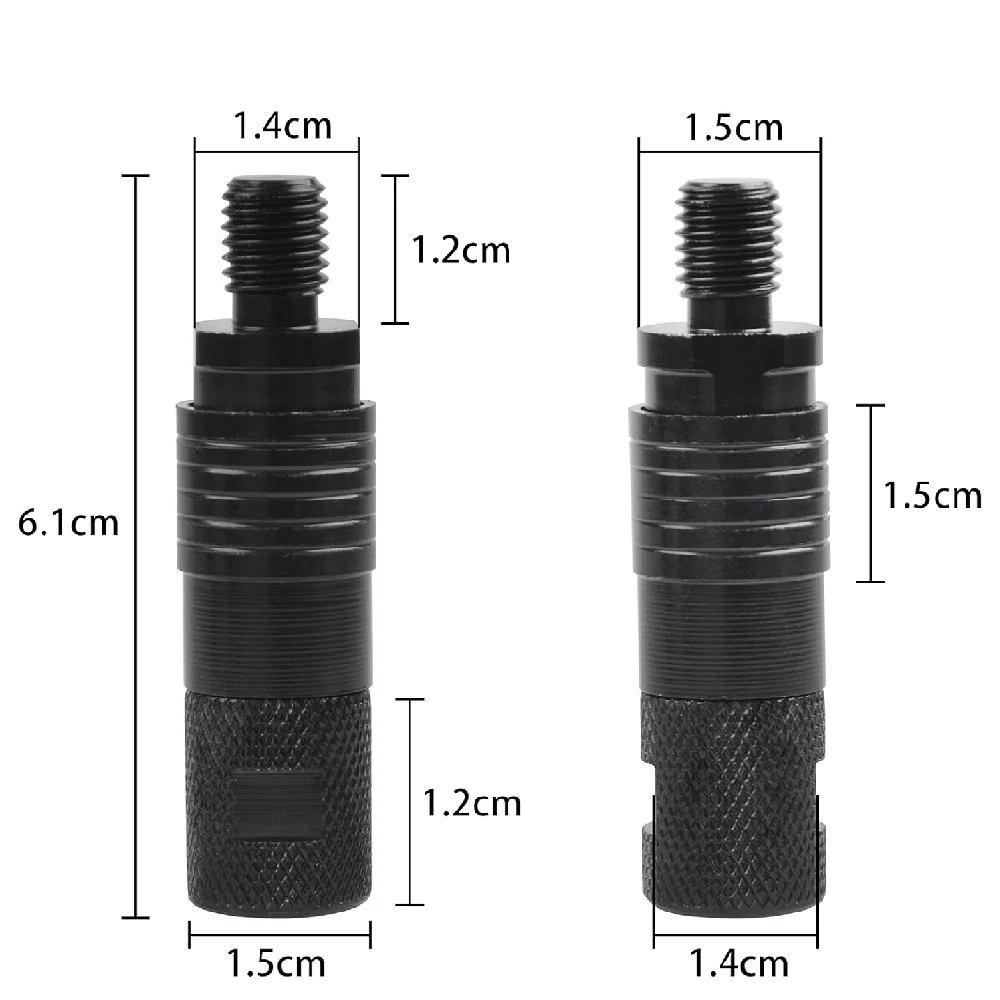 Alarma de mordedura de pesca, conector de liberación rápida, adaptador de alarmas de carpa, varillas bancarias, soporte de campana para morder, aparejos de soporte, 3 uds. - imagen 2
