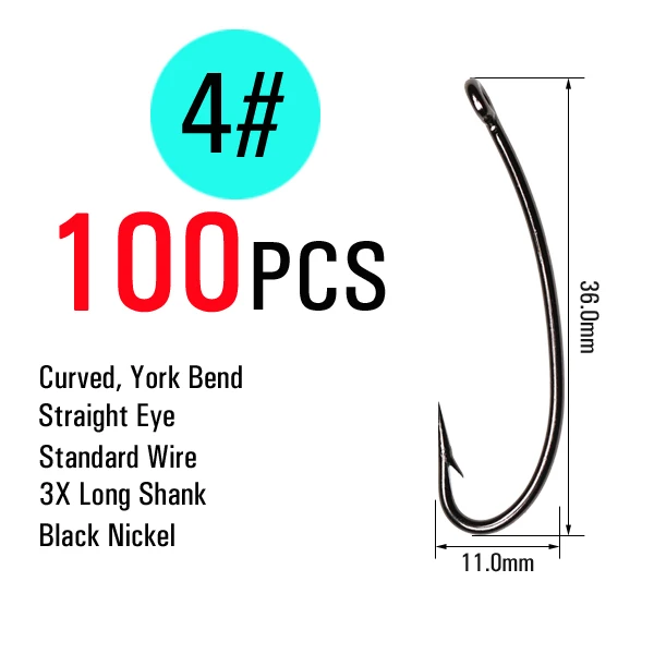 100pcs Size 4