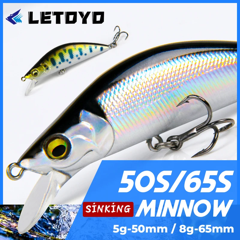 Señuelo Minnow Letoyo – Cebos duros para lubina y trucha