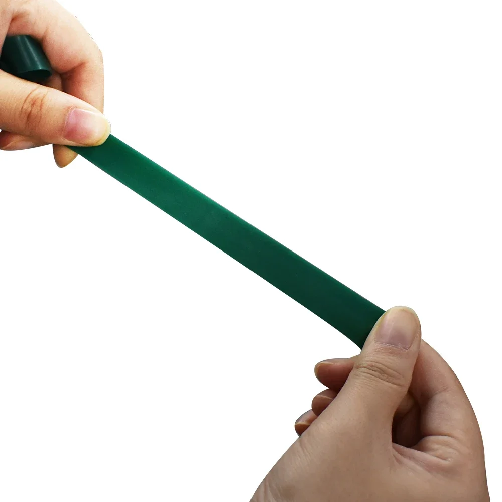 Juego de banda de goma verde, 0,75mm de espesor, 10 Uds., banda de goma especial para tirachinas, banda de goma plana de alta elasticidad, accesorios para tirachinas - imagen 4