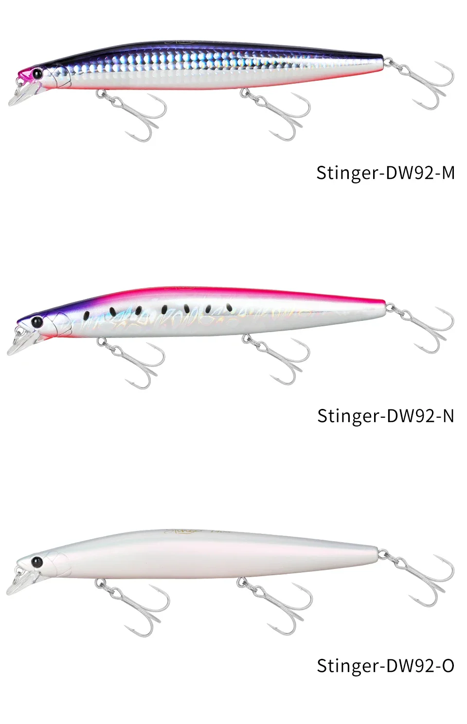 Explore la serie StingR-DW92 para señuelos de pesca versátiles y de alto rendimiento