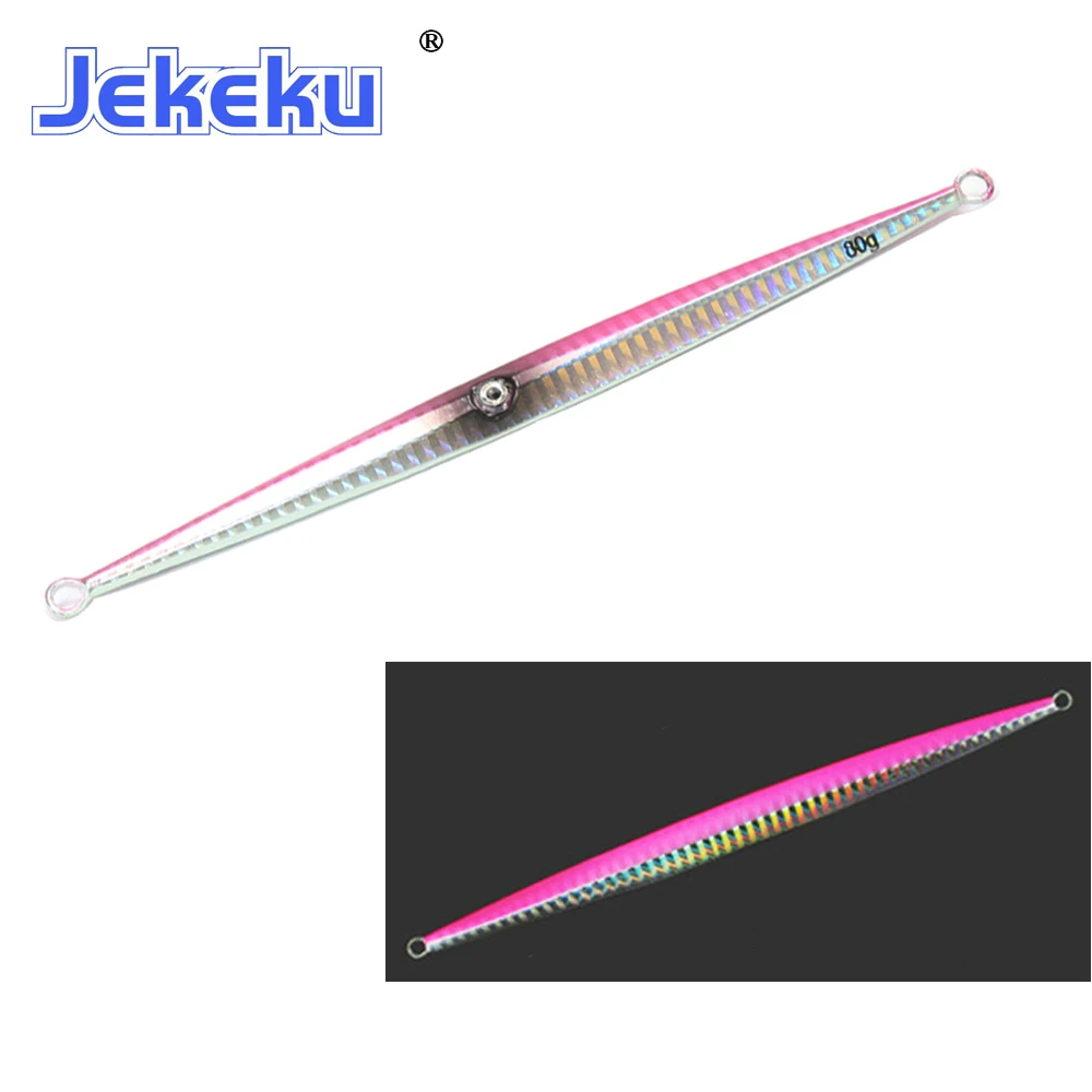 Señuelo wobbler metálico JEKEKU para agua salada y mar - imagen 5