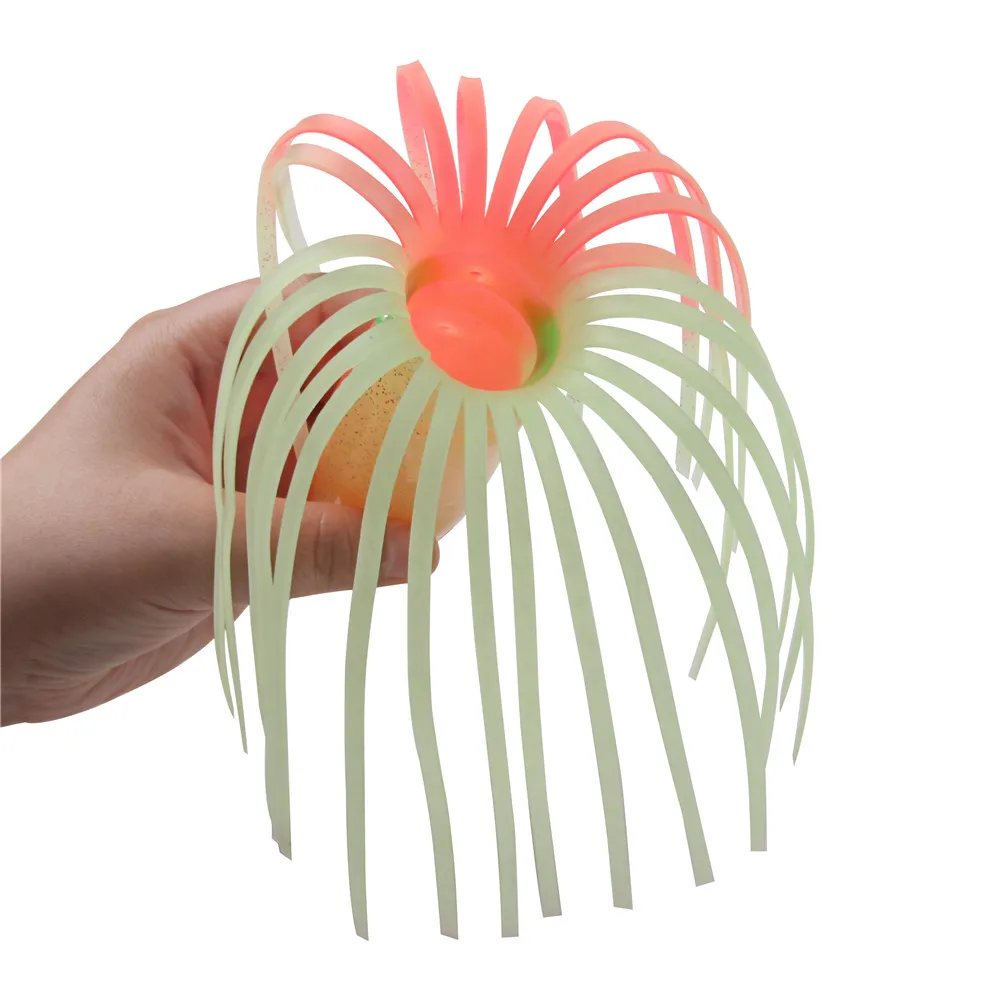 50PCS 56G 30CM Large Luminous Octopus Skirt Trolling Lure Saltwater Fishing lures Soft bait for Tuna Salmon lure Big Fish - imagen 4