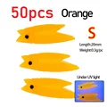 50pcs S Orange