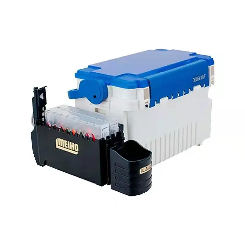 Meiho-caja de cebo 100%, accesorio Original de Japón, Bm 9000/7000/5000, caja de cebo suave, caja de aparejos de pesca, caja de plástico para señuelos - imagen 5