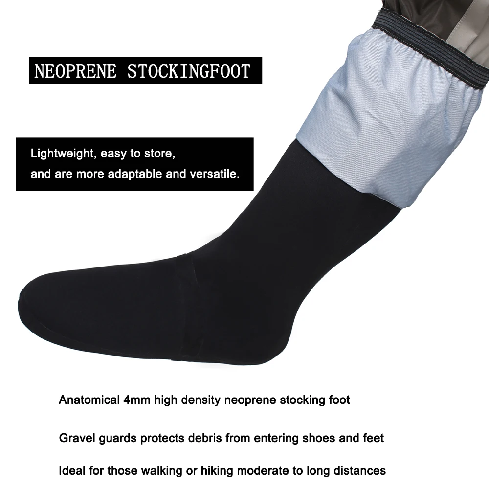 Pechera de vadeo transpirable unisex para pesca - imagen 4