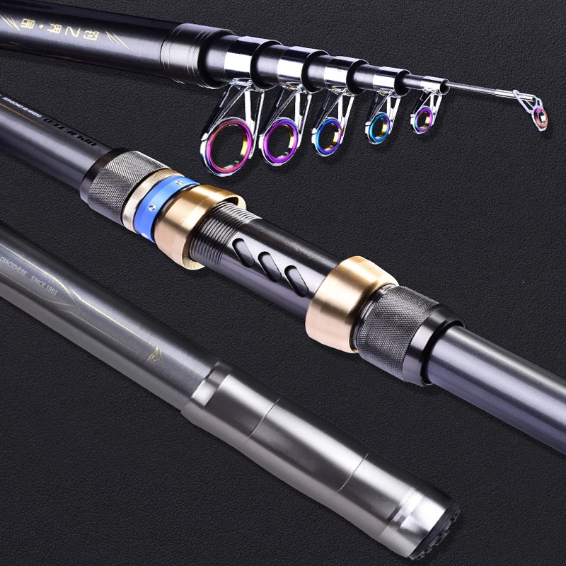 Caña de pescar de anclaje superduro para peces grandes, poste de lanzamiento lejano, asiento de carrete, giratoria posicionable, 1,8/3,0/3,9/4,5 m - imagen 5