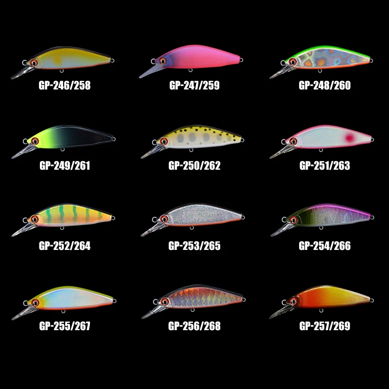 Señuelo de pesca Xige 45S/50S, señuelo de pesca de pececillo que se hunde, 4,5g/5g, capa de agua completa, Wobblers artificiales, cebo duro de lubina - imagen 5
