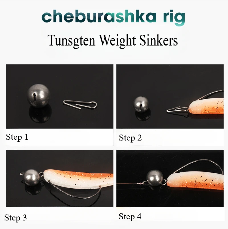 Cheburashka de olfram lisa para lubina – accesorio de aparejo - imagen 2