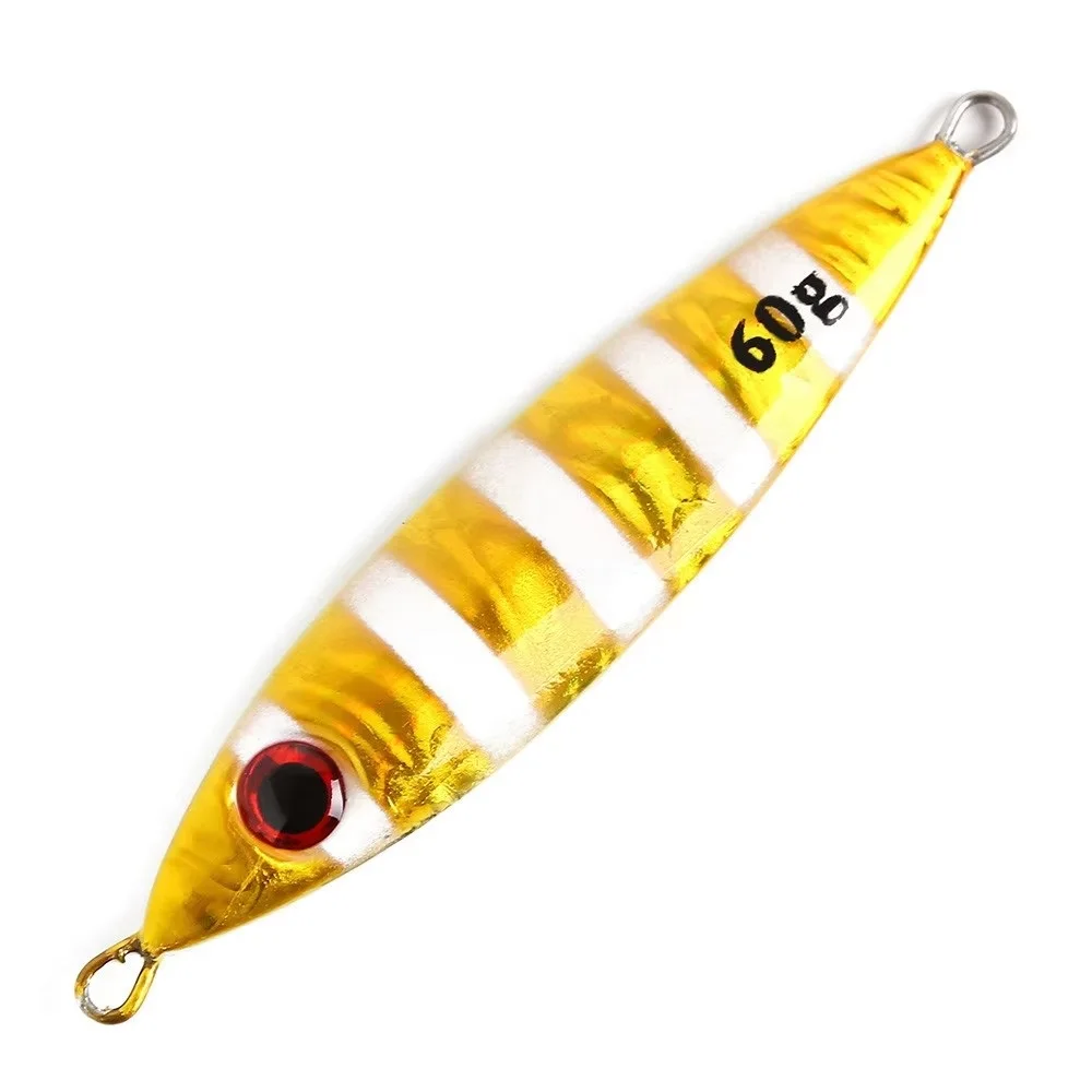 FTK 30/40/50/60g plantilla luminosa lenta señuelo de pesca de aguas profundas Jigging cebo duro Micro señuelos de Metal aparejos de pesca Wobblers - imagen 4