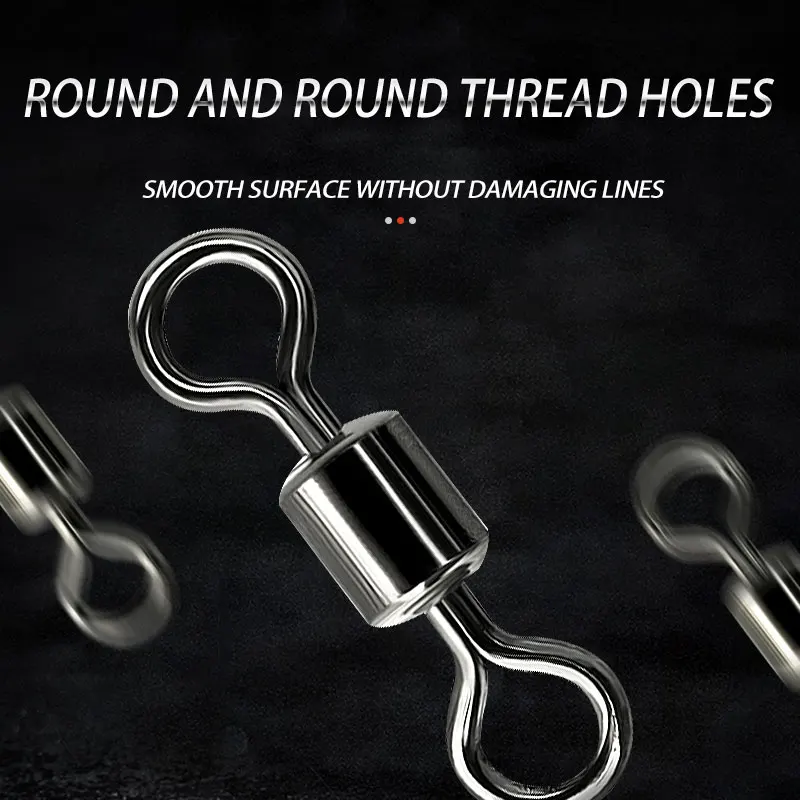 Accesorios de pesca 10PSC, forma de calabaza giratoria, conector luminoso cruzado de 3 vías, barril giratorio Triple, cuentas brillantes - imagen 2