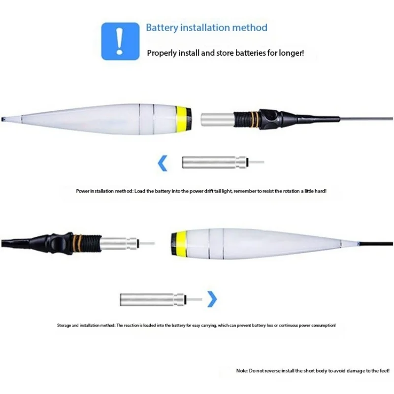 Flotador Luminoso para Pesca Nocturna con Batería CR425 - imagen 4