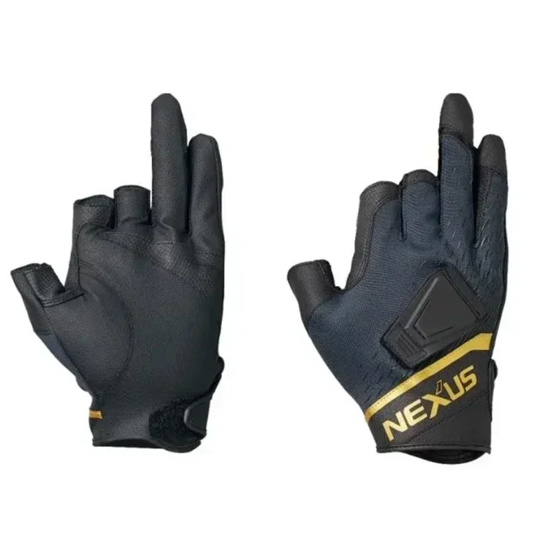 Guantes pesca GL-112V – Tres dedos expuestos, cálidos anti‑viento roca