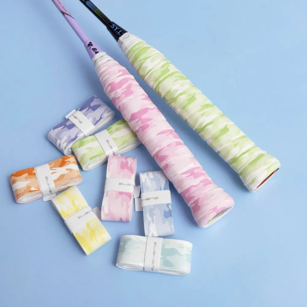 Schokabsorberende Badminton Racket Tape Slijtvast Zacht Zweetabsorberend Grip Tape Antislip Badminton Racket Handvat Riem - imagen 2