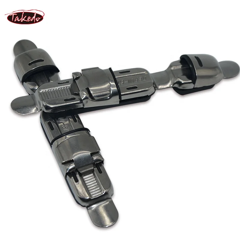 TAKEDO 2 uds Derui S7 acero inoxidable 13,5 CM 31G asientos de carrete giratorio DIY reparación telescópica caña de pescar en roca caña alimentadora de carpa con mosca - imagen 3