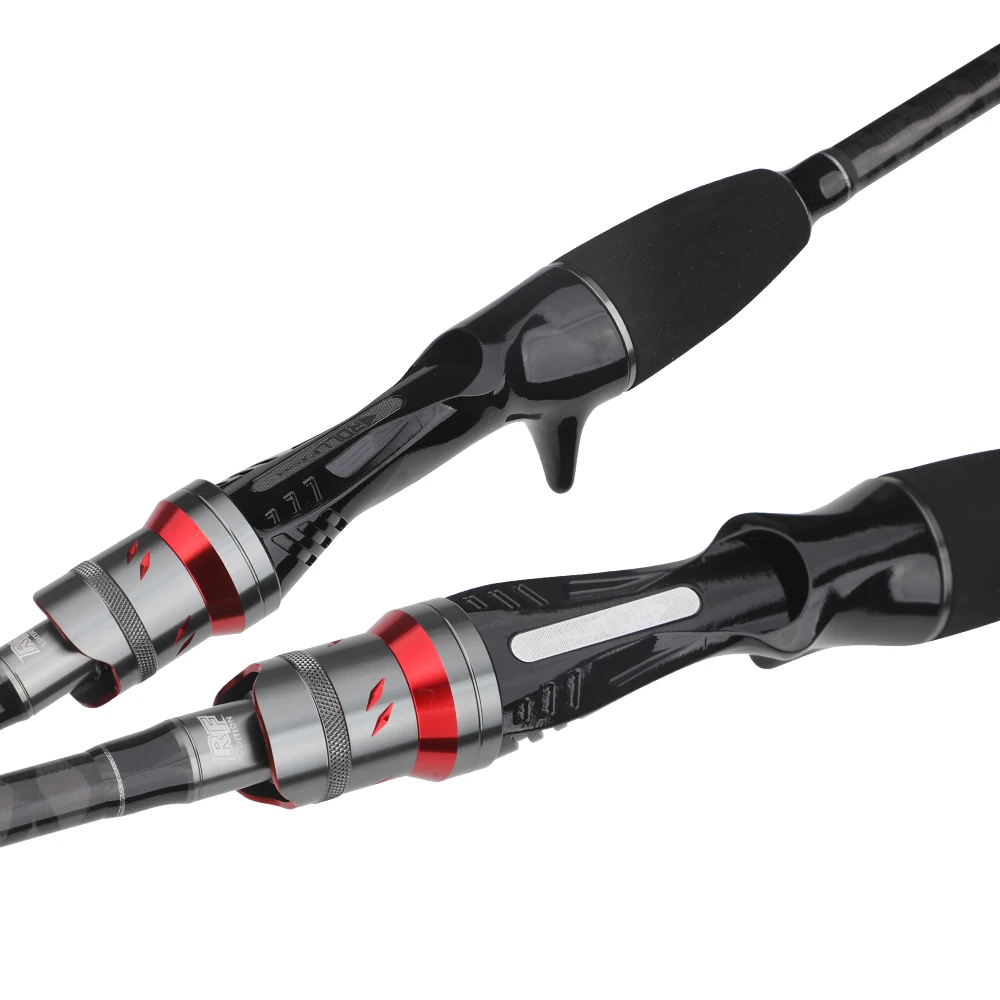 ROLLFISH-caña de pescar de fibra de carbono, doble punta de titanio, pulpo, calamar, sepia, barco de agua de mar, Jigging, 1,55/1,75 M, acción 9:1 8:2 - imagen 4