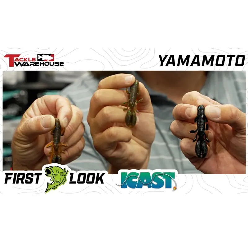 YAMAMOTO nueva cubierta CRAM 2,5 pulgadas tipo camarón Texas JIG Trailing Bass pez mandarín señuelo cebo suave