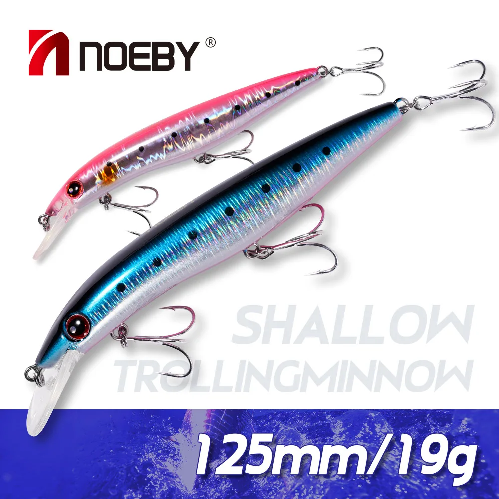 Noeby Minnow – Wobbler flotante para curricán costero