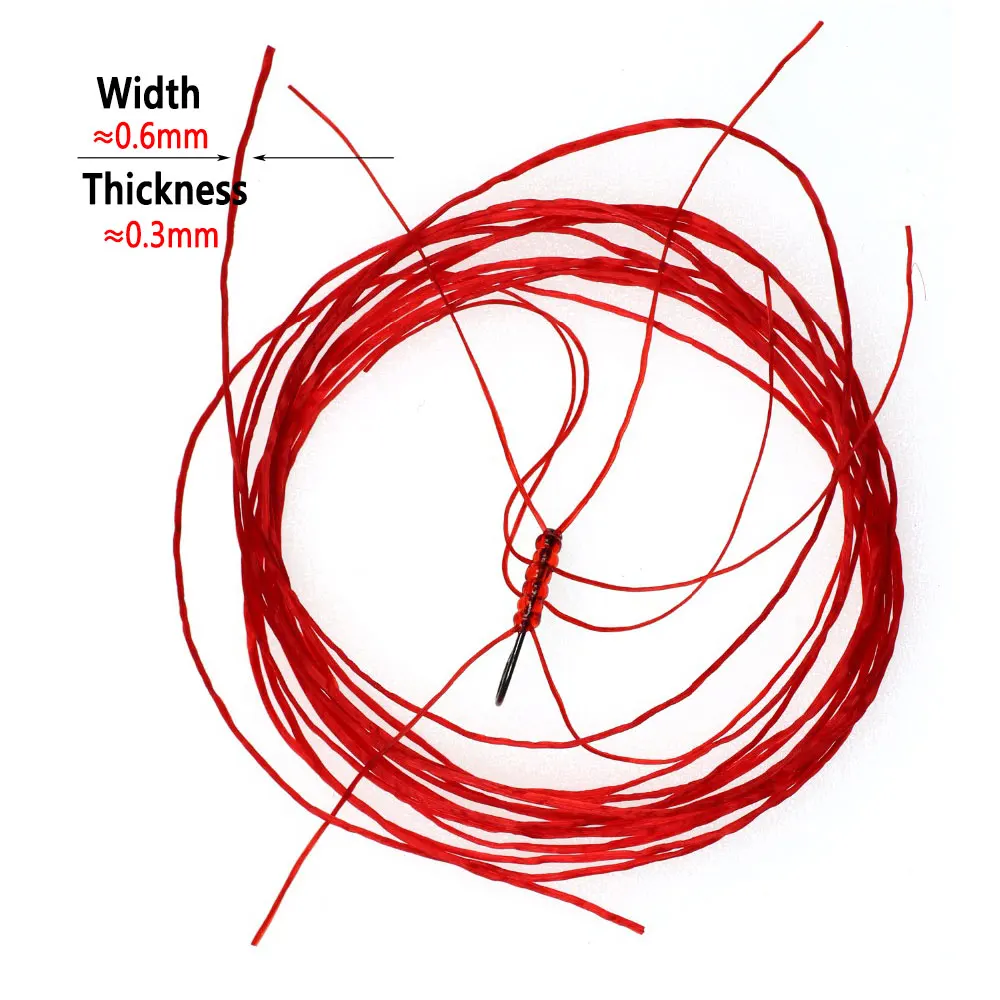 Bimoo 4 メートル 0.6 ミリメートルマイクロフレックスワーム弾性フロスラインニンフボディブザーフレキシワームフライストリーマー海釣りルアーフライタイイング素材 - imagen 4