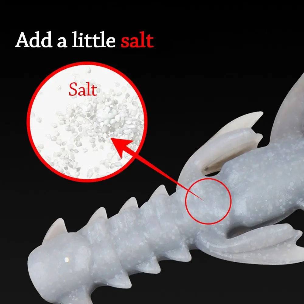 20 unids/caja Wobbler 4cm 0,9g cebos blandos UV señuelo de pesca flotante activo Horizontal suave TPR cebos artificiales de silicona pesca en el mar - imagen 4