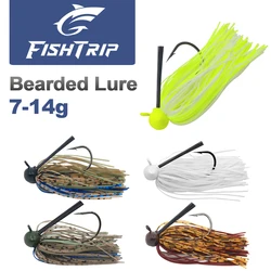 FishTrip Señuelo Barbudo Antisnag 7-14g – JIG Sin Malezas para Pesca