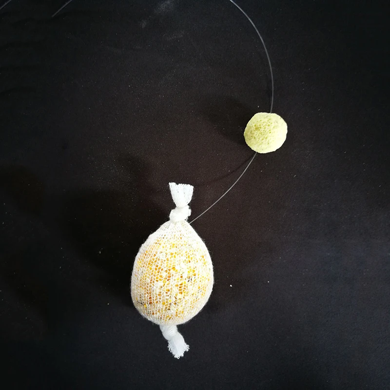 FTK 5M PVA malla disuelta en agua pesca malla Soluble en agua diámetro 25/37/44mm carpa señuelo de pesca gruesa bolsa Accesorios - imagen 3