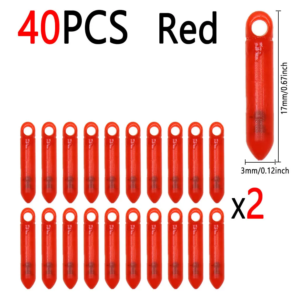 40pcs Red