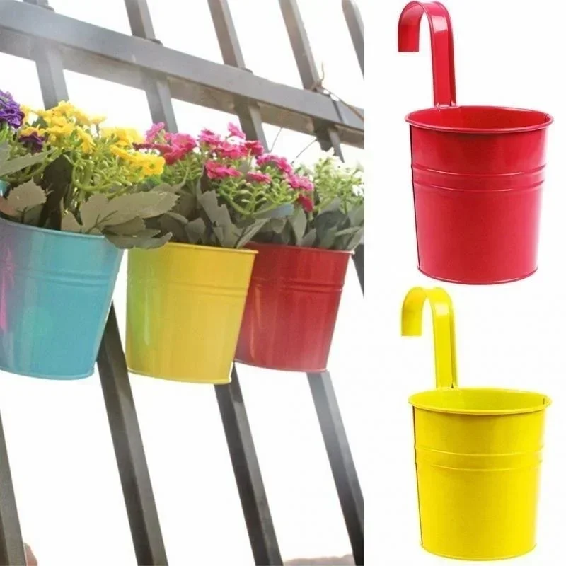 Soporte hierro macetas pared con gancho y colgante uñas - imagen 3