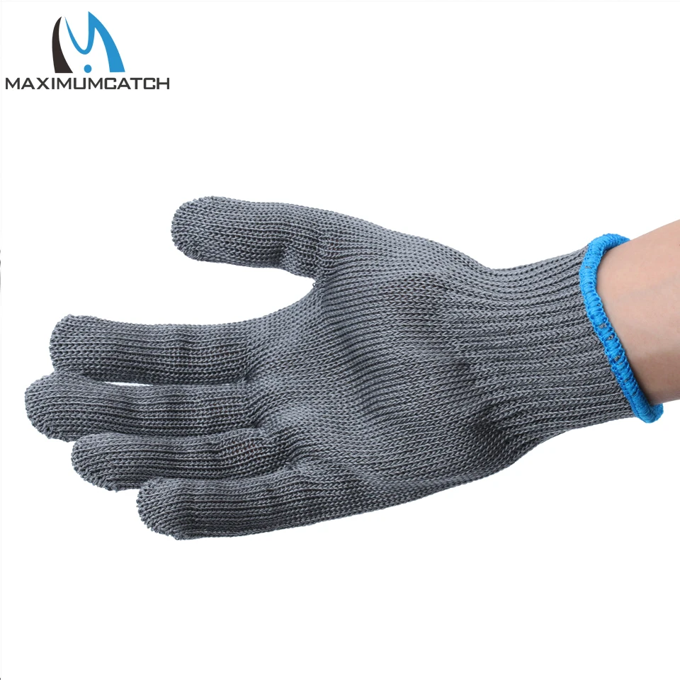 Maximumcatch Guantes de pesca protectores duraderos, hilo de punto Tuff, anticorte - imagen 5