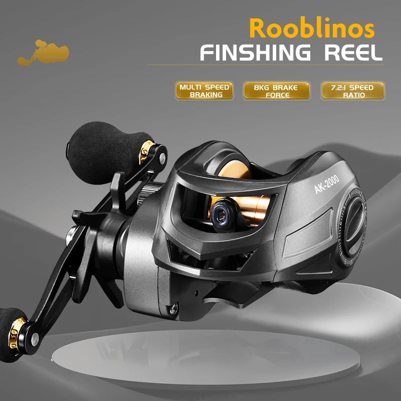 Carrete de Baitcasting AK carrete de Baitcasting Betriel 9,5 KG relación de engranaje de arrastre máximo carrete de pesca carretes Baitcaster - imagen 3