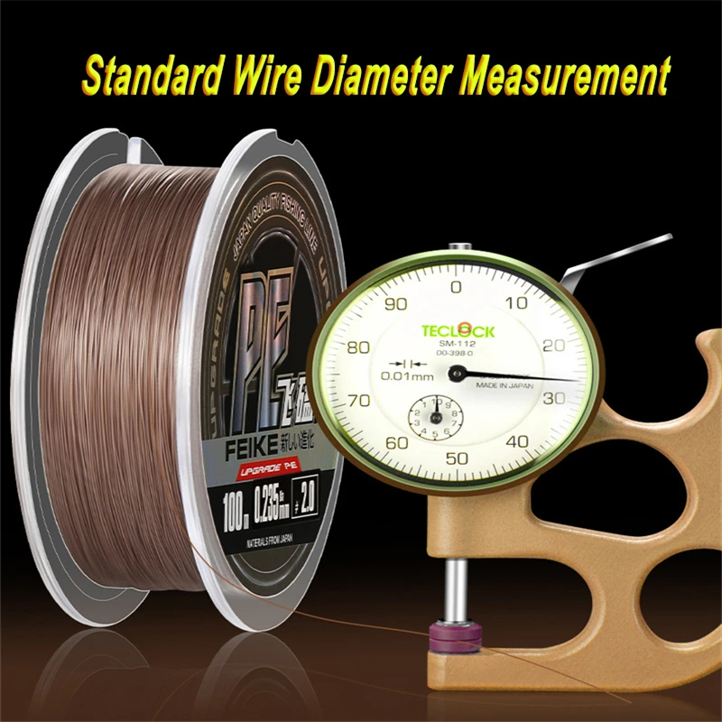 ZUKIBO-microlínea de pesca de 0,05mm, hebras trenzadas de PE, 1000m, línea multifilamento suave japonesa, pesca en el mar, carpa, herramienta de línea de alambre con mosca - imagen 5