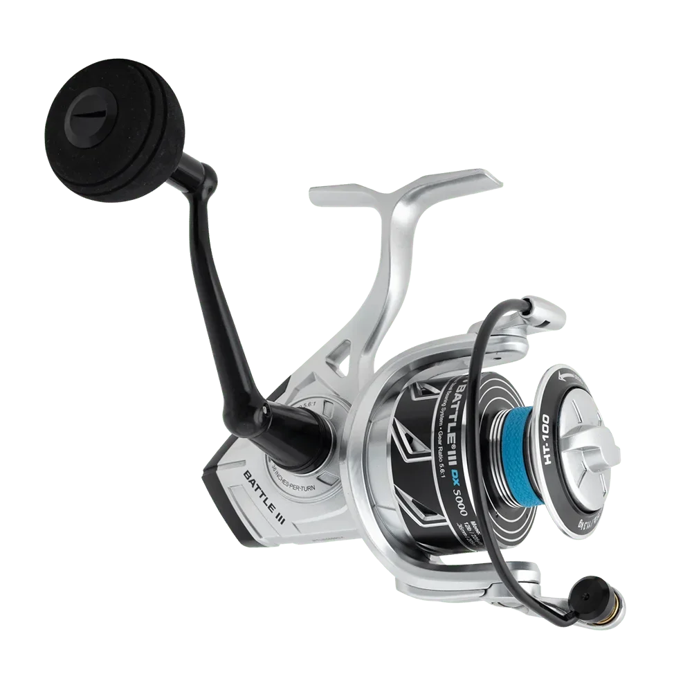 Carrete de pesca giratorio original Penn Battle III y Battle III DX