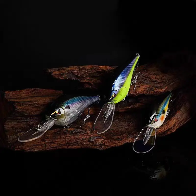 ARK CT8 Tabla de lengua de línea doblada CRANKBAIT de grasa poco profunda y ruido, cebo Lurea de tiro lejano, duro - imagen 4