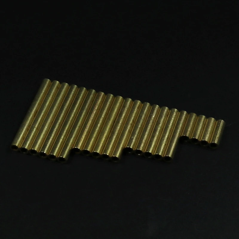 Wifreo-Conjunto de sistema de atado de moscas, tubo de latón de 3mm + conos + Tubo de revestimiento + Tubo de unión, Material de atado de moscas de acero de salmón - imagen 2